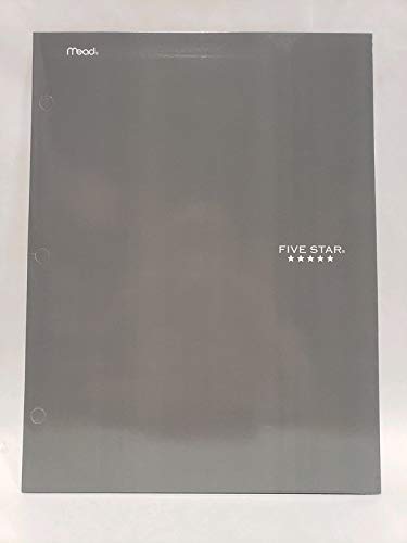 Five Star Paper Folder 4-Pocket 12.5" x 9.5" (Grey)