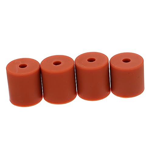 JECOMPRIS 4pcs Heat-resistant Silicone Buffer for Printer Stable Hot Bed Leveling Easy to Install Printer Platform Level