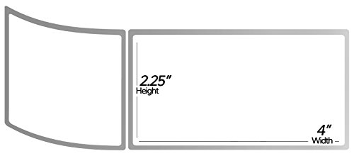 [10 rolek / 3500 etykiet] SOJITEK ZE1214400 5,7 cm x 10 cm bezpośrednie etykiety termiczne, kompatybilne z drukarkami Zebra adres wysyłki etykiety FBA etykiety SKU - rdzeń 1 cal