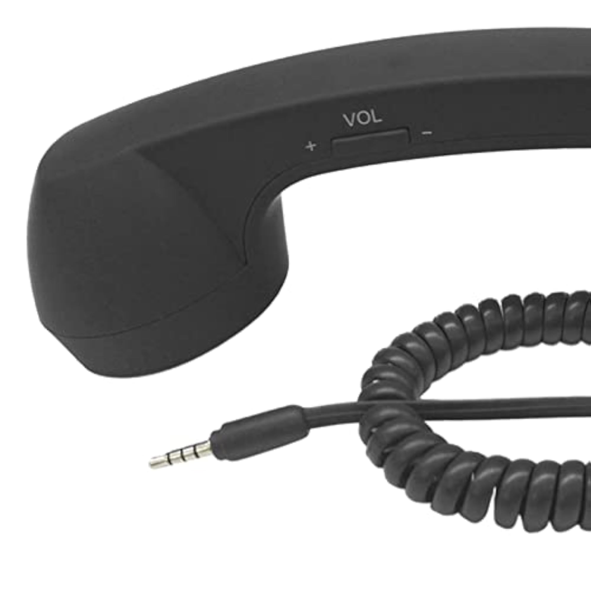Retro Telephone Handset Classic Mini for Phone Black