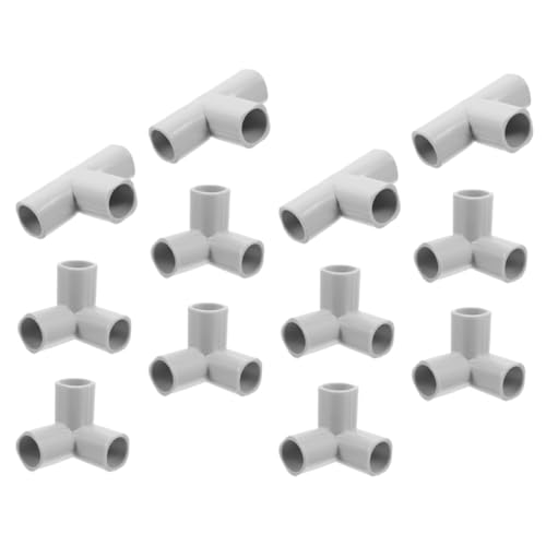 ULDIGI Door Safety Fence Parts 12pcs Plastic Connectors Pipe Fittings Playpen Replacement Easy Install