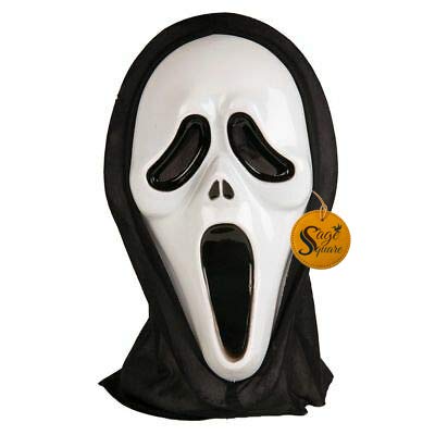 Sage Square Ghost Comic FACE MASK Fawkes Mask Anonymous Edition Face-Mask Perfect Fit Cosplay Holi Halloween Function Party (Pack of 1) (B088FNHHQ1) Amazon Price History, Amazon Price Tracker
