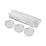 Gadpiparty 50 Stück Aluminiumfolie Wiegeschalen Laborwaagen Große Einweg...