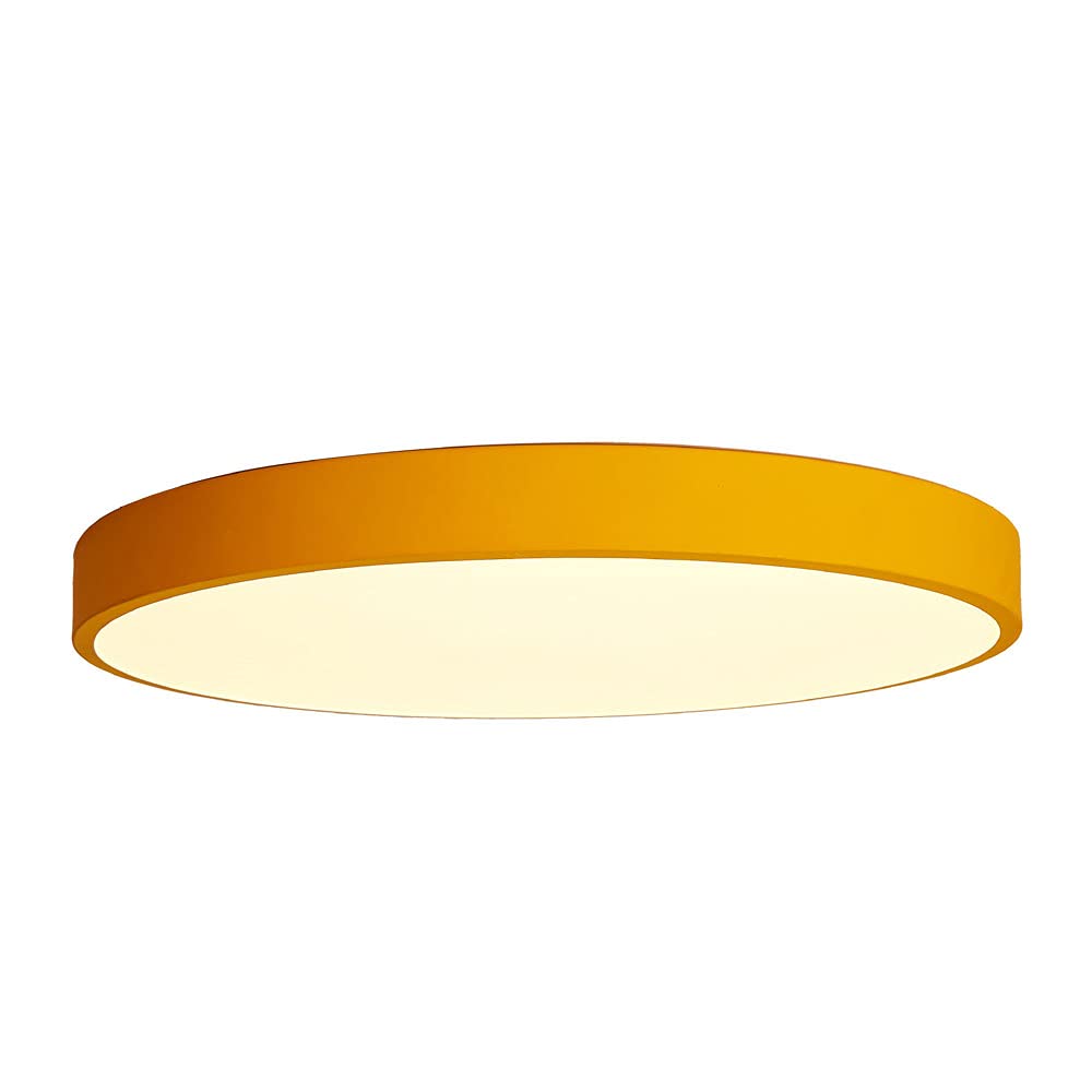 Plafonnier encastré LED rond tricolore en acrylique pour éclairage de plafond