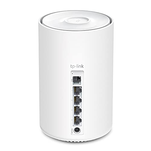 TP-Link Deco X20-DSL Mesh Wi-Fi 6 Modem Router, Wi-Fi 6 Dual-Band AX1800Mbps, VDSL2 Profilo 35b, ADSL, 4 Porte Ethernet Gigabit, MU-MIMO, Mesh in Roaming Senza Interruzioni, Compatibile con Alexa