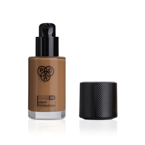 PAC Studio HD Liquid Foundation 5.0 | Lightweight Dewy Satin Finish | Medium to Buildable Coverage