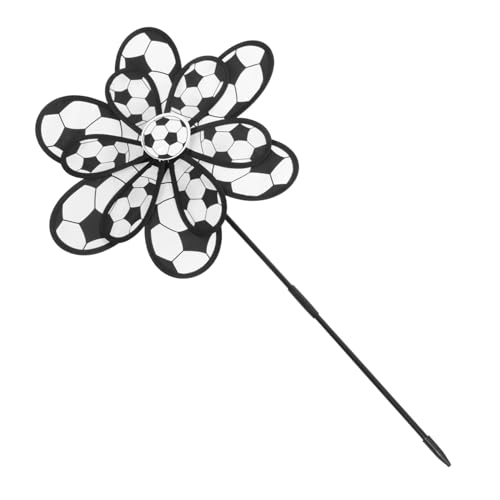 BCOATH Garden Windmill Decor Outdoor Landscape with Dual Football Design for Lawn Decorations Parties and Patios Garden Spinner for Fun Atmosphere