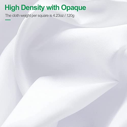 Emart 8.5X10Ft White Photo Backdrop For Photography, Large Plain White Drapes Party Background Curtain | Polyester Fabric | White Screen Sheet Video Studio Portrait Photoshoot Parties #TOP1