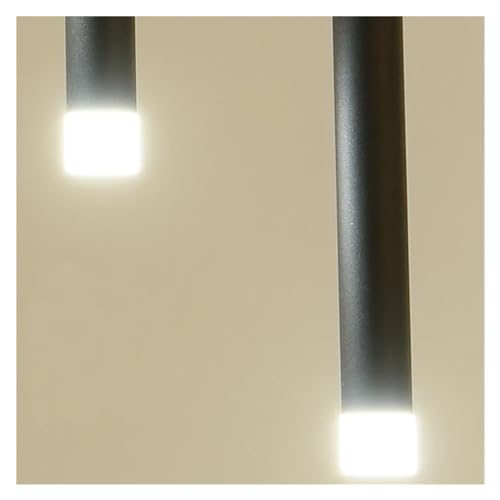 Lámpara Colgante LED negra que transforma tu comedor en un espacio moderno y acogedor 2