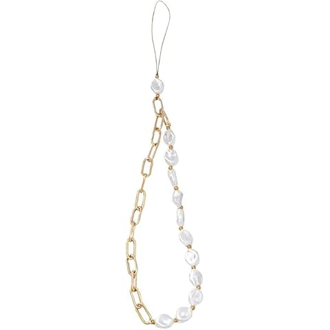 JJLFresheners Pearl Beaded Phone Lanyard Cover