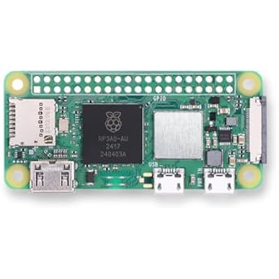 التوت Pi Zero 2 W الأساسية كيت، رأس، غرفة التبريد، كابل USB، محول HDMI (مع وحدة المعالجة المركزية رباعية النواة، بلوتوث 4.2، BLE، هوائي على متن الطائرة، الخ)