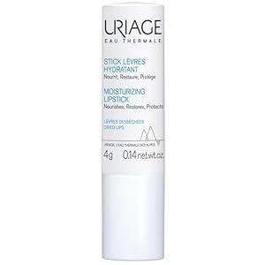URIAGE Moisturizing Lipstick | Hydrating Care for Dry and Chapped Lips that Restores Immediate Comfort and Softness | Lip Balm with Shea Butter, Hyaluronic Acid and Vitamin C