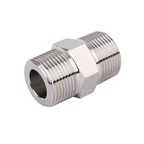 Image of Metalwork Stainless Steel 304 Forged Pipe Fitting Heavy Duty Hex Nipple 3 /4 inch NPT Male x 3 /4 inch NPT Male 2000psi (1 Pc)