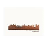 Würzburg Skyline Bild Wandeko, Personalisierte 