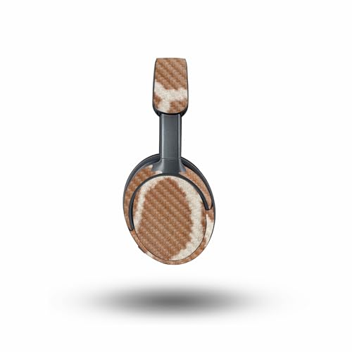 Image of MightySkins Carbon Fiber Skin Compatible with Bose QuietComfort Ultra - Giraffe Print | Protective, Durable Textured Carbon Fiber Finish | Easy to Apply
