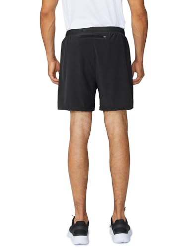Image of baleaf Men's 5 inch Running Athletic Shorts for Workout Gym Tennis Sports Lightweight Quick Dry with Zipper Pocket