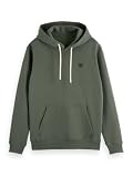 Scotch & Soda Herren Kapuzen Sweatshirt mit saisonalem Core Regular Fit Logo Badge, Thymian 301, S