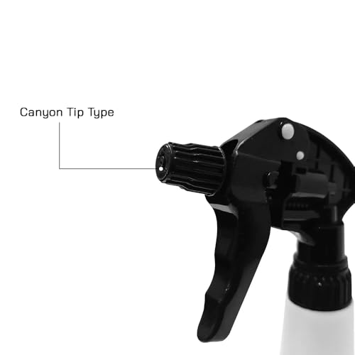 Image of Spray Bottle 1 Litre Chemical Resistant Canyon Tip Heavy Duty Empty Container Bottles Polypropylene sprayer Long Lasting Quality Mist and Jet Spray for Multipurpose use Car Detailing (1)