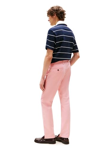 Image of Tommy Hilfiger Men's Stretch Cotton Chino Pants in Custom Fit