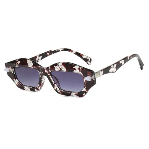 Lunettes de soleil tendance punk femme aux finitions soignées