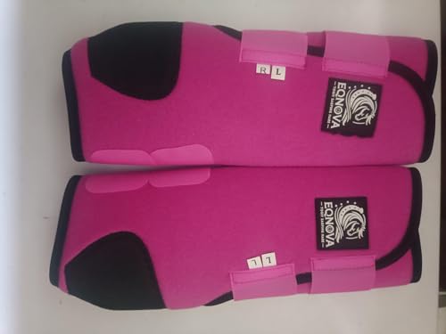 Genérico Protectores de Caballo de Neopreno – Set de 2 – Alta Resistencia y Comodidad – Talla única – Color Rosa