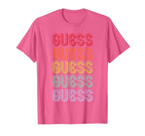 Guess T-Shirt, Men, Pink Heather, Small