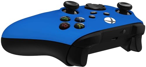 Image of Custom Controllerzz Wireless Controller for Microsoft Xbox Series X /S & Xbox One - Custom Soft Touch Feel - Custom Xbox Series X /S Controller (X /S Blue)