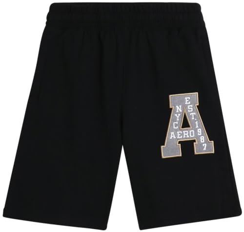 AEROPOSTALE Boys' Active Shorts - Fleece Sweat Shorts with Pockets - Gym Running Performance Athletic Shorts (4-16)