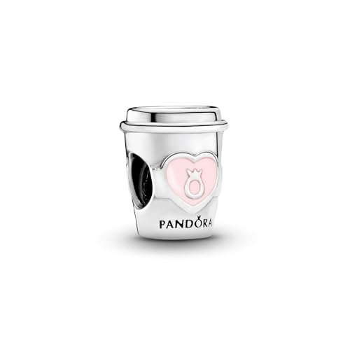 PANDORA Take a Break Coffee Cup Charm - Compatible Moments - Sterling Silver Charm - Gift with Gift Box2