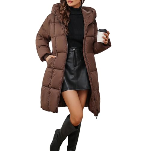 Generisch Damen Winterjacke Winterjacke Fleecejacke Damen mit...