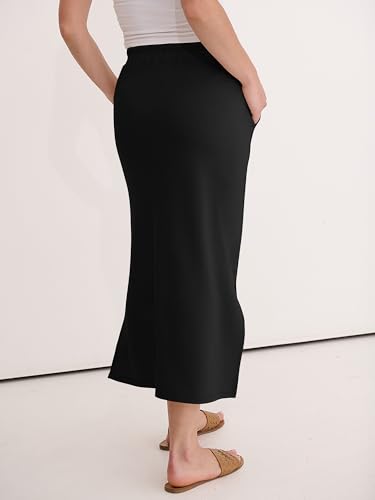 Image of ANRABESS Casual Maxi Skirts for Women, High Waist, Summer, Drawstring, Ideal for Daily Wear, Office & Weekend Outings 2026