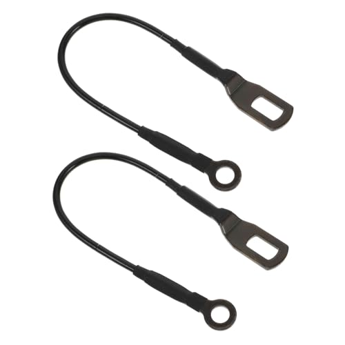SOESFOUFU 2Pcs Heavy Duty Tailgate Lift Gate Cable Replacement Kit for Pickup Trucks Durable Rear Tailgate Support Cables with Bolts Easy Installation Reliable Security for Everyday Use