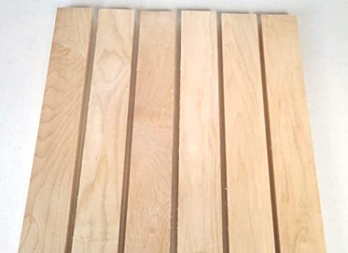 10 Tablas de Arce Rectangulares para Cortar 24" x 2" x 3/4" miniatura 2