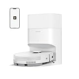 DREAME D20 Plus Robot Vacuum and Mop, 13,000Pa Suction, Self-Emptying with 5L Dust Bag, DuoBrush for Pet Hair, LDS Mapping, App & Voice Control, 5200mAh Battery, Ideal for Hard Floors & Carpets