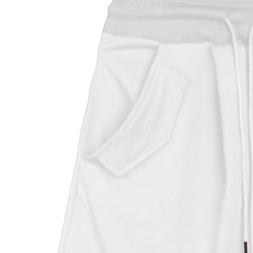 Maiyifu-GJ Men's Baggy Low Crotch 3/4 Joggers Hippie Harem Jogger Capri Pants Multi Pockets Drop Crotch Yoga Sweatpants4