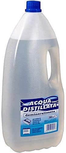 Chimiplast - Acqua Distillata, Demineralizzata - 6 Pezzi da 2000 Ml [ Totale 12 Litri ]