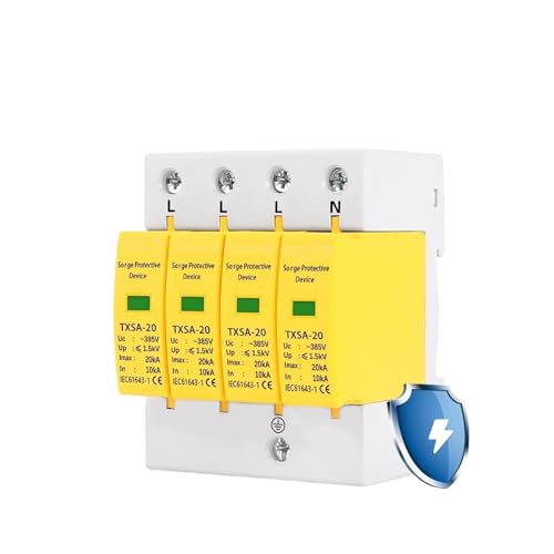 Módulo pararrayos y protector de baja tensión AC de 4P para cuadro eléctrico doméstico 3