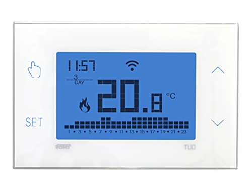 Thermostat Connecté WiFi VEMER TUO Blanc Application Smartphone - 2
