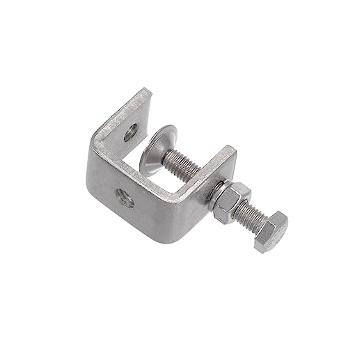 Collier de serrage en C inox ouverture mâchoire large pour bâtiment