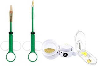 Medicine Feeder for Pets,Pill Gun,Pill Cutter,Pill Crusher for Cats and Dogs,4in1 Set,Feeding Pills Water and Milk,Plastics,Reusable