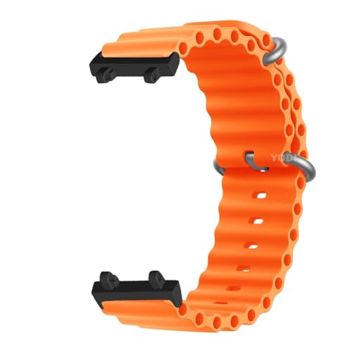Image of YODI Strap Band Compatible with Amazfit T-Rex 2 Smartwatch Only Soft Silicone | Nylon | Chain | Leather Watch Straps with Installation Adjuster Tool For Amazfit TRex 2