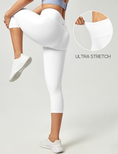 Image of Heathyoga Yoga Pants with Pockets Extra Soft Leggings with Pockets for Women Non See-Through High Waist Workout Leggings