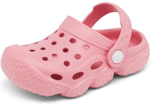 chaychax kid39s garden clogs cute slides sandals toddlers beach pool shower shoes with non-slip sole