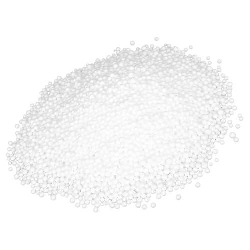 SOIMISS Partículas de Espuma para Relleno de Sofá en Color Blanco, Fáciles de Transportar y Flexibles, Ideales para Cojines y Almohadas en Cumpleaños y Año