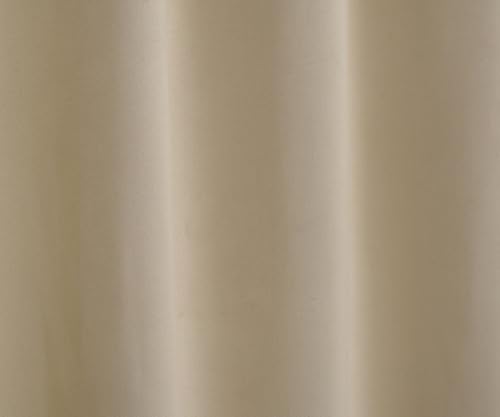 Image of KALIYO Beige Blackout Pinch Pleat Curtains for Living Room & Bedroom | Room Darkening Curtains | Pinch Pleat Header| Noise Reducing | 7 Ft | Pack of 1