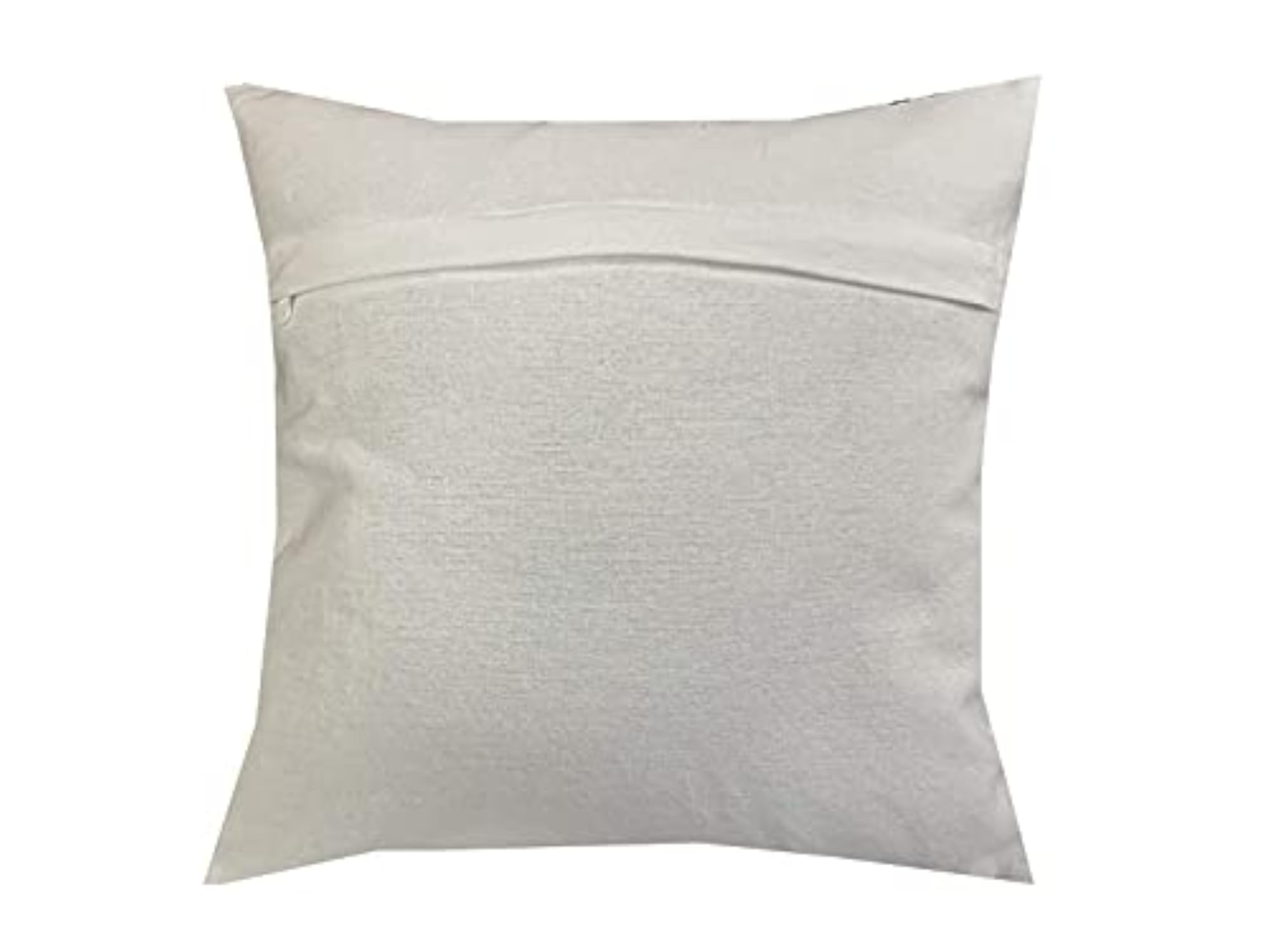 Cotton Single Colour Printed Throw Pillow Covers Set of 2 pcs