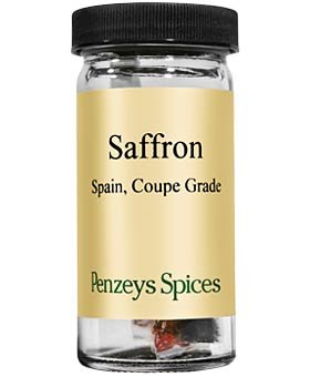 Saffron Coupe Spanish By Penzeys Spices 1 gm jar (Pack of 1)
