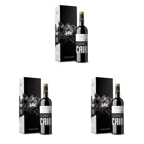 Cair Selección - Vino Tinto con D.O. Ribera del Duero - Variedad Tempranillo y Merlot - Notas Florales y Frutales - Barricas de Roble Francés y Americano - Incluye Estuche Cartón - Botella de 75 cl