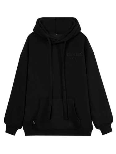 vislivin Basic Kapuzenpullover Damen Oversized Hoodie Casual Langarm...