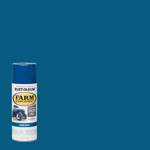 Image of Rust-Oleum 280131-6PK Farm & Implement Spray Paint, 12 oz, Ford Blue, 6 Pack